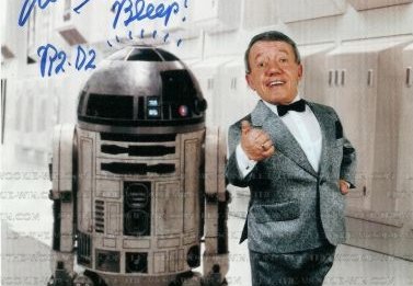 Kenny Baker and R2-D2