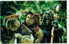 A Trio of Ewoks photo from Return of the Jedi this is signed by Michael Henbury who was also in Labyrinth and Willow 