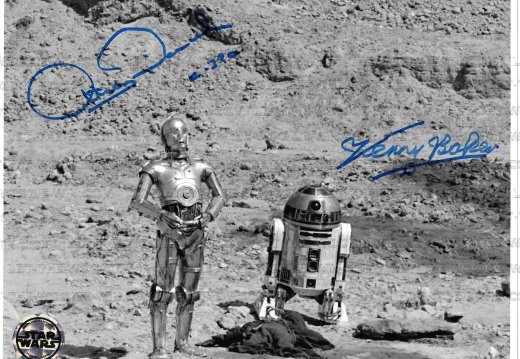 Anthony Daniels and Kenny Baker